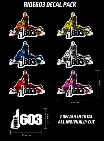 Ride 603 Decal Pack