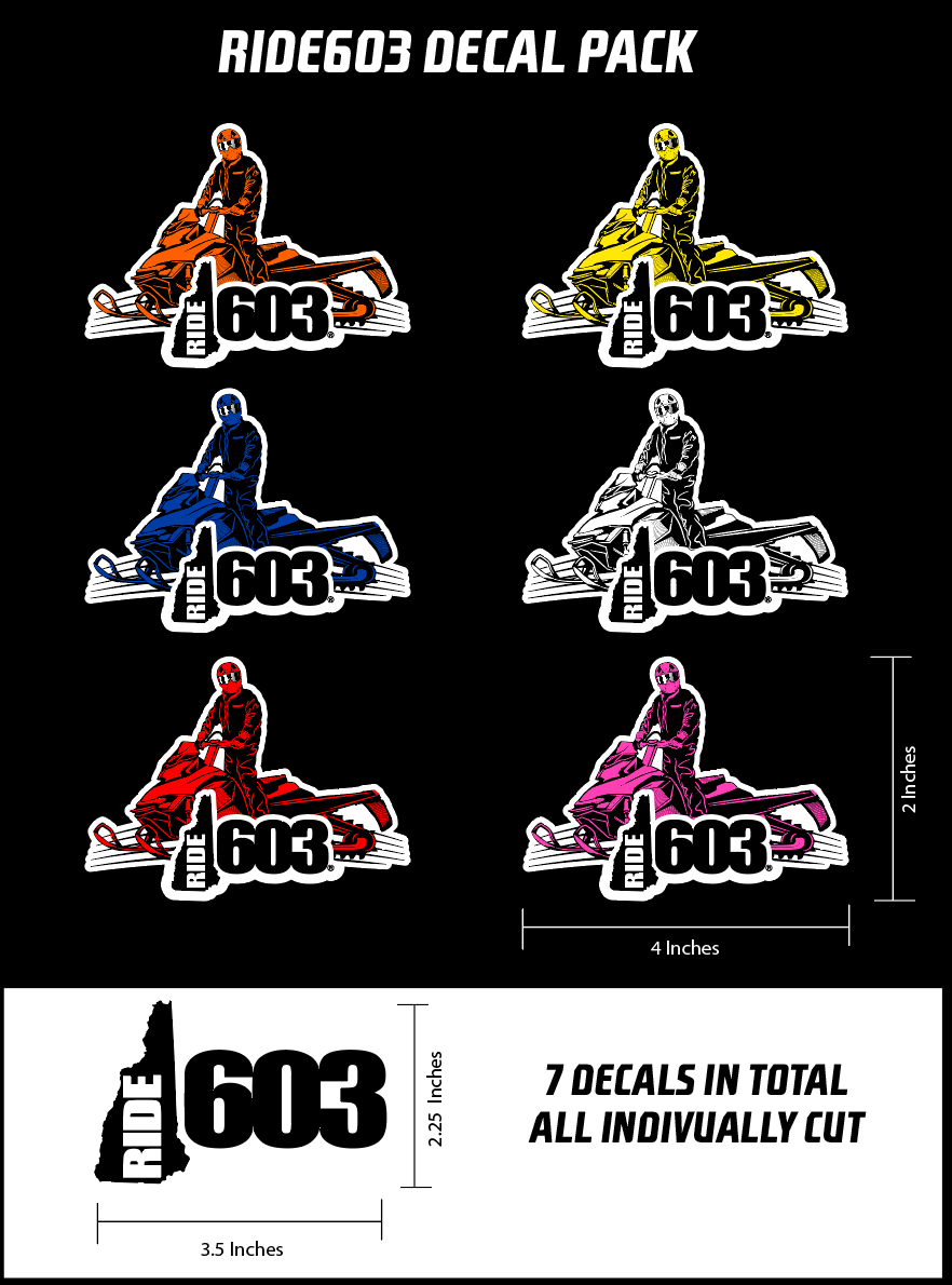 Ride 603 Decal Pack