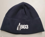 Ride 603 Micro Fleece Beanie Hat (Embroidered)